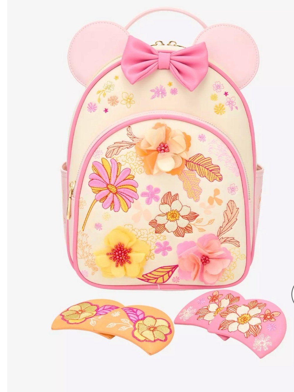 Disney Minnie Mouse Flower Magnetic Ears Mini Backpack